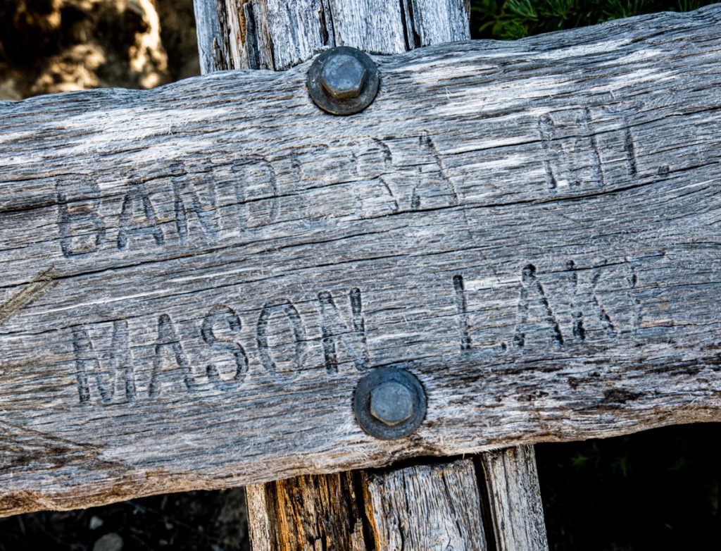 Trail sign