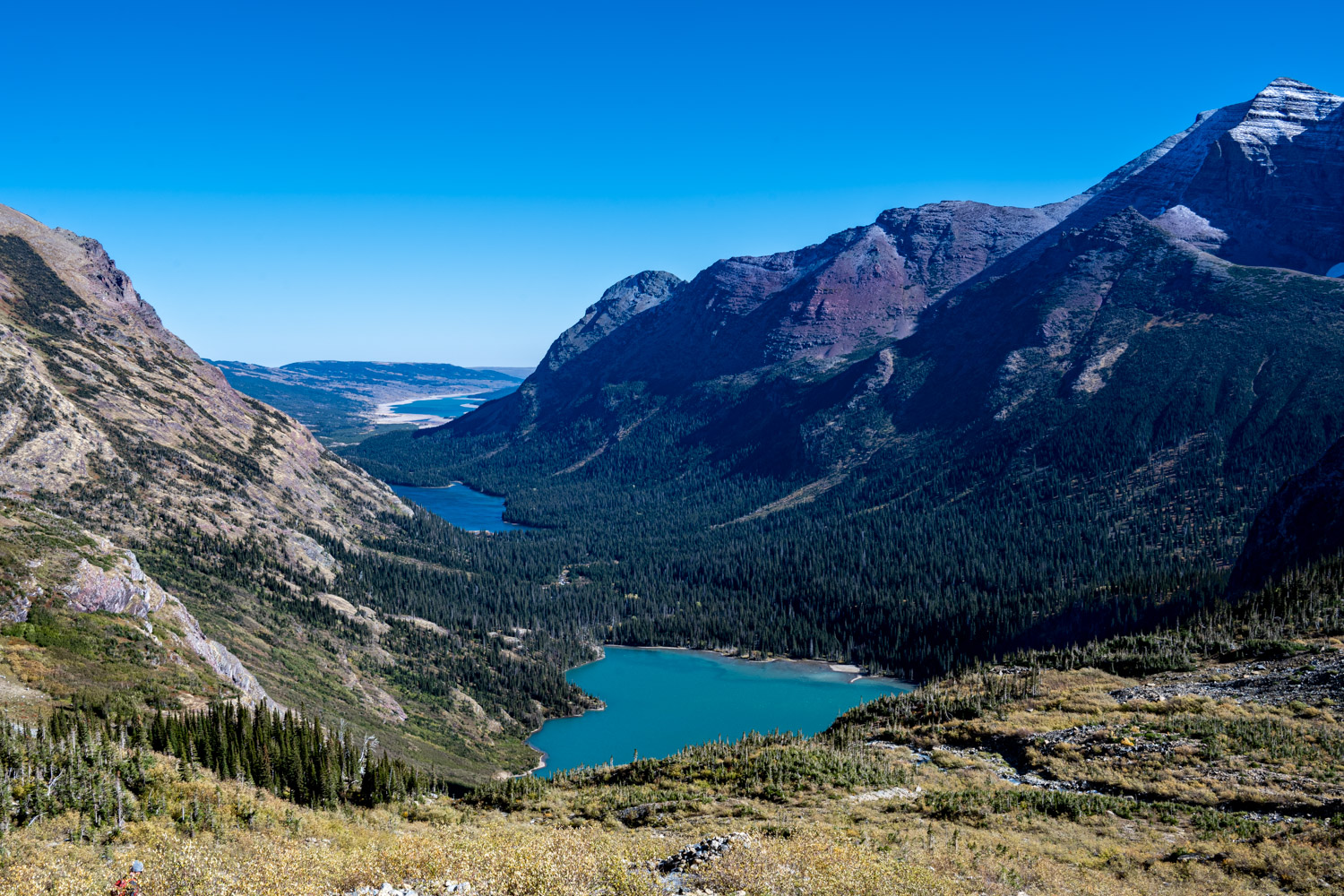 Grinnell Lake and Lake Josephine