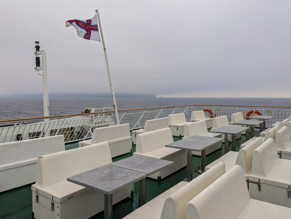 Rear deck of the M/F Smyril