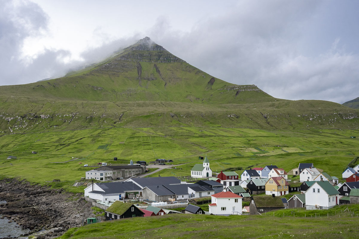 The village of Gjógv